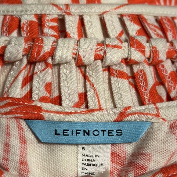 Anthropologie Leifnotes Scattered Stallata Drop Waist Dress Size Small - Picture 10 of 12